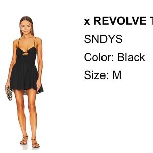 x REVOLVE Tahlia Dress in Black
SNDYS